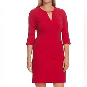 VINCE CAMUTO Sexy yet Elegant Red Body Shaping Dress Casual Party Christmas